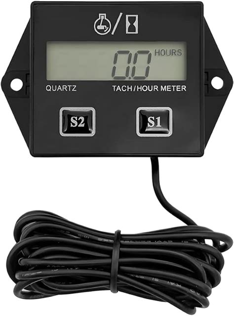 Tsugami Hour Meter And Digital Tachometer For Small Engine Waterproof