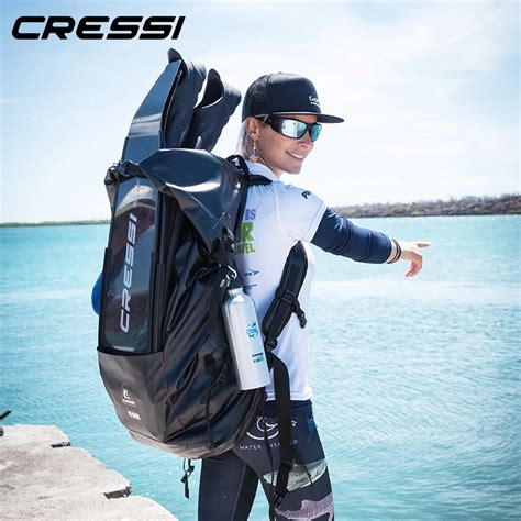 Cressi bolsas de aleta de buceo mochila larga de gran volumen fácil