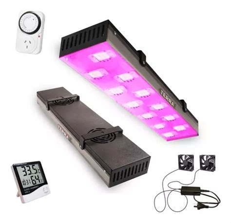 Panel Led Indoor W Kit Ventilaci N Completo Luces Grow En Venta En