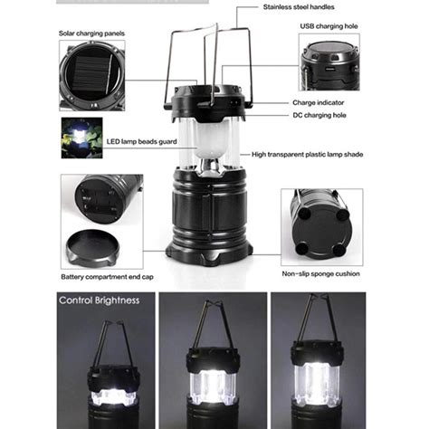 JH 5800T 6 1 LED Rechargeable Camping Lantern