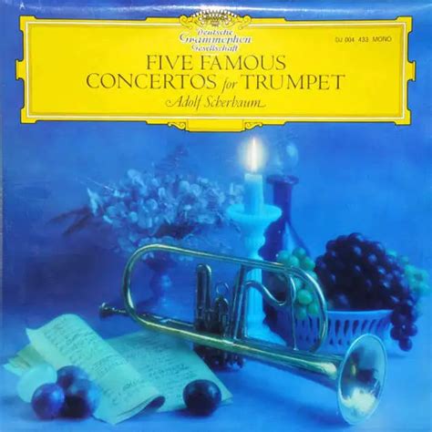 Adolf Scherbaum Five Famous Concertos For Trumpet Vinyl