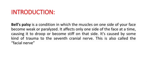 Bells Palsy Ppt