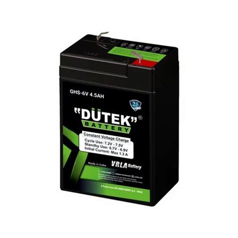 6V 4.5 /5 AH Battery at Rs 240 in Guntur | ID: 27284782733