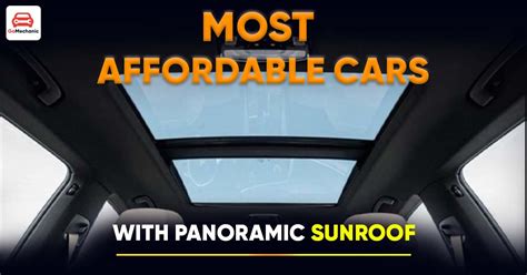 Top 5 Affordable Suvs With Panoramic Sunroof 2023