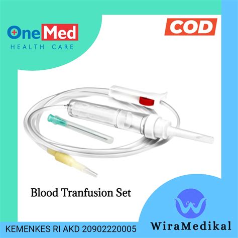 Jual Bloodset Onemed Blood Transfusion Set One Med Blood Set Onemed