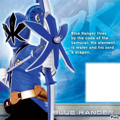 Blue Ranger Samurai Montage Photo Pixiz