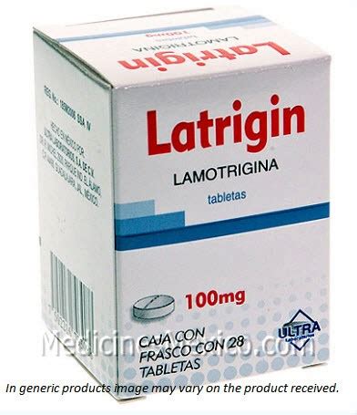 Lametec Lamictal Lamotrigine Generic 100 Mg 28 Tabs Starting With L