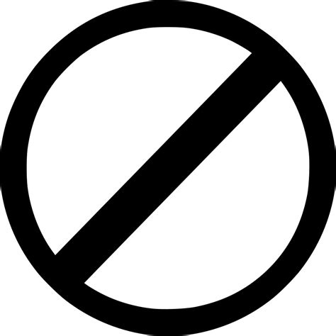 Not Allowed Sign Png Not Allowed Icon Svg Transparent Png Free Png