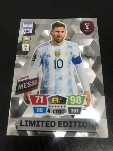 Carta Messi Adrenalyn Xl Qatar 2022 Edición Limitada 13 500 en