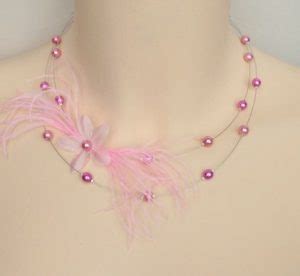 Collier Mariage Rose Fleur Plumes Blog Beabijoux