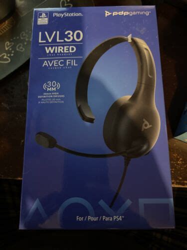 Pdp Lvl30 Wired Headset With Single Sided One Ear Headphone For Playstation P Ebay