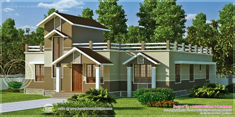 1747 square feet one floor house elevation | Home Kerala Plans