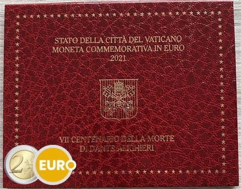 Euro Vatican Dante Alighieri Bu Fdc Eurocommemorative Ie