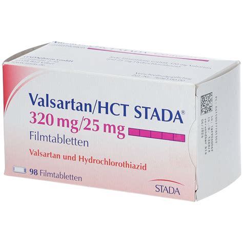 Valsartan Hct Stada Mg Mg St Mit Dem E Rezept Kaufen Shop