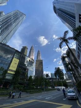 Wallpaper Petronas Towers Kuala Lumpur Malaysia Tower Block Daytime