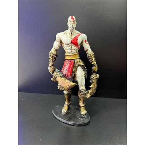 Kratos Boneco God Of War Ps Cm Em Resina Decorativo Submarino