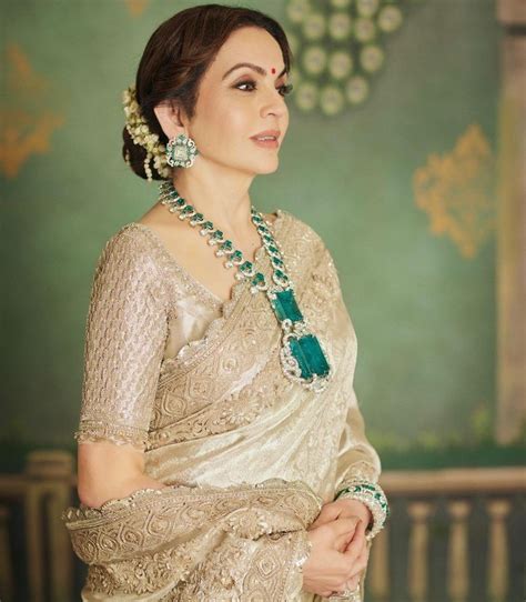 Day 3: Nita Ambani Looked Regal In A Kanchipuram Saree - ShaadiWish in ...