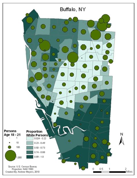 Andrew's Maps: Proportional Symbol Mixed With Chloropleth Mapping