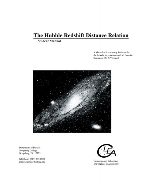 The Hubble Redshift Distance Relation