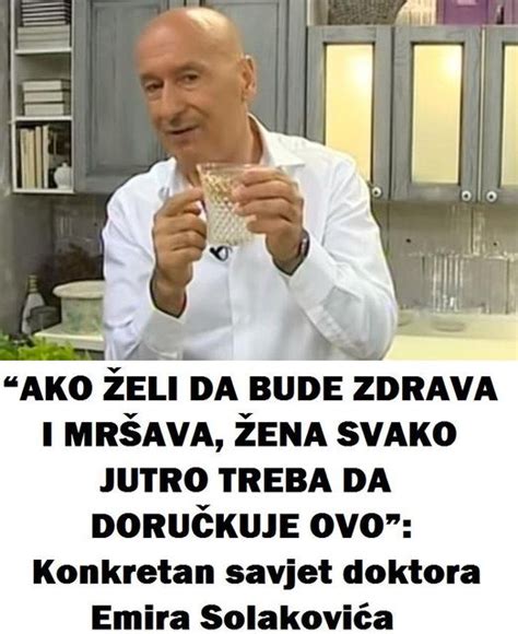 Ako Eli Da Bude Zdrava I Mr Ava Ena Svako Jutro Treba Da Doru Kuje