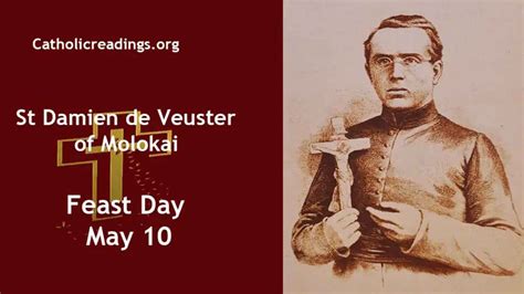 St Damien De Veuster Of Molokai Feast Day May Catholic Saint