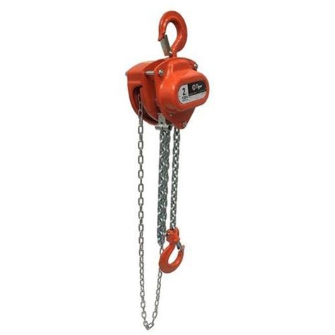 Strong Red 5 Ton Chain Pulley Block For Heavy Load Lift At Best Price