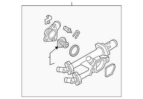 Kia Sorento Thermostat Unit Gga Oem Parts Online