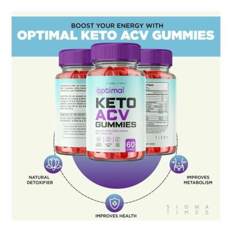 Sigma Naturals Keto Acv Gummies Weight Loss Supplement Optimal 2 Pack