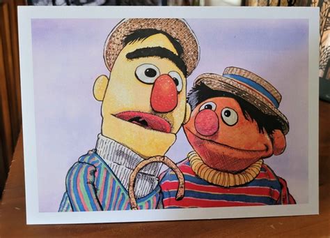 Muppets Bert and Ernie Greeting Card - Etsy