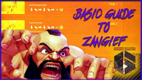 Zangief Basic How To Play Street Fighter 6 Guide Youtube