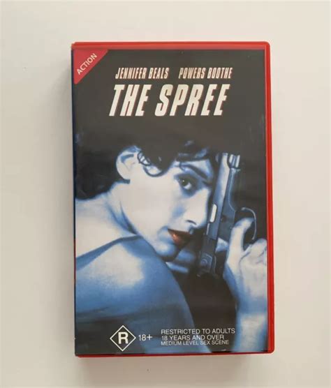 THE SPREE VHS Warner MGM UA Video Big Box Ex Rental Tape 1996 Action