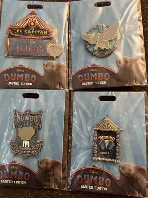 DISNEY EL CAPITAN Dumbo Live Action LE 300 Set And Marquee Pin DSF DSSH