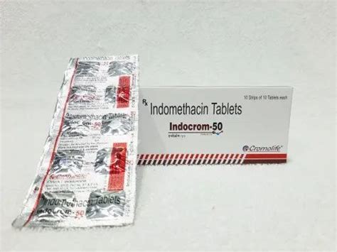 Indomethacin I.P. 50 mg Tablet, Grade Standard: Orion Lifescience at Rs 75/strip in Ahmedabad