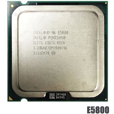 Intel Pentium Dual Core E5800 3 2 Ghz Dual Núcleo Cpu Processador 2 M