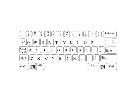 Blank Keyboard Worksheet Printable Peggy Worksheets