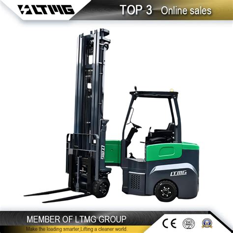 Ltmg 1 5 Ton 2 Ton Vna Forklift Three Ways Electric Reach Trucks Small