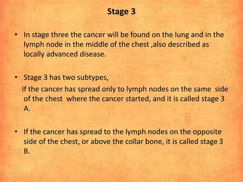 Lung cancer stage 3 symptoms and treatment methodologies | PPT | Free ...