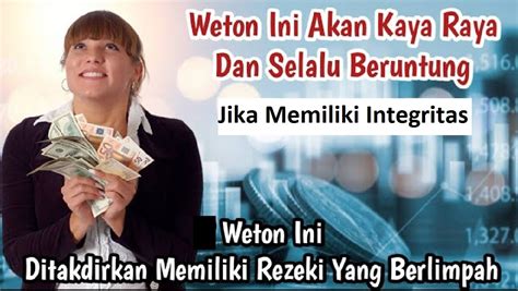 Primbon Jawa Inilah 3 Weton Yang Akan Kaya Raya Jika Memiliki