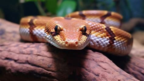 Closeup Image Of A Snake In A Desert Wildlife Image Of A Sand Snake