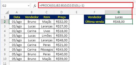 PROCX No Excel Guia Completo Exemplos Excel Easy