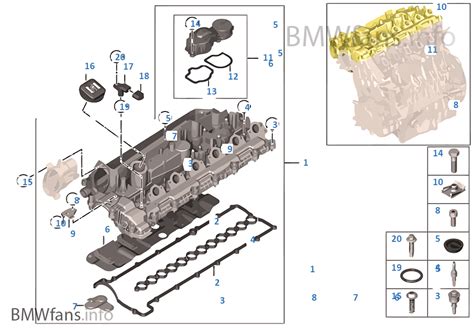 Cylinder Head Cover Bmw 3 E90 330d M57n2 Europe