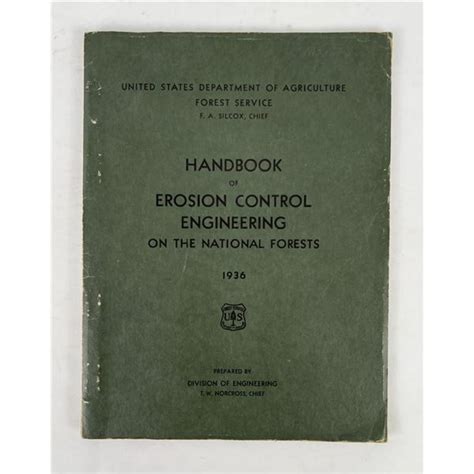 Handbook Of Erosion Control Engineering