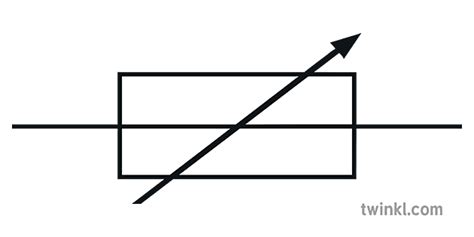 Variable Resistor Symbol Circuits Electricity Science Ks4