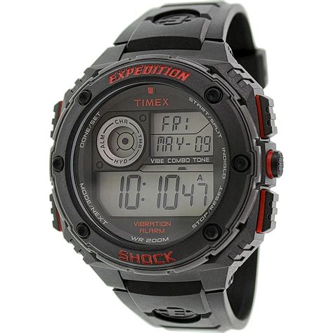 Timex Mens Expedition T49980 Digital Rubber Quartz Sport Watch