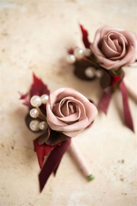 Burgundy Dusty Rose Theme Flowers And Greenery Packages Are Specially