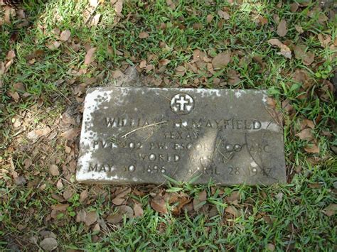 William Henry Mayfield Sr Find A Grave Memorial