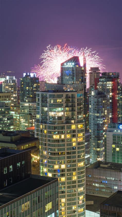 Fireworks in Vancouver - backiee