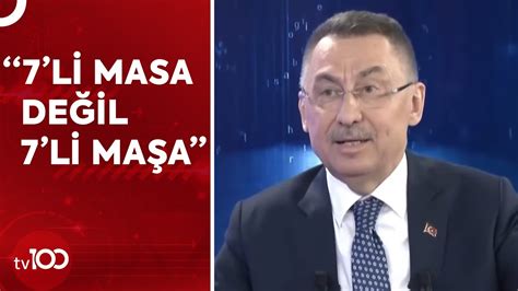 Fuat Oktay dan Millet İttifakı na Tepki Tv100 Haber YouTube