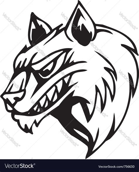 Wolf Halloween Set Royalty Free Vector Image