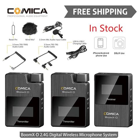 Comica Boomx D D D G Digital Wireless Microphone System Mini Lapel